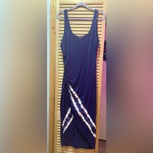 VENUS Tie Dye Sleeveless Midi Dress with Wrap Style Skirt, Size XL